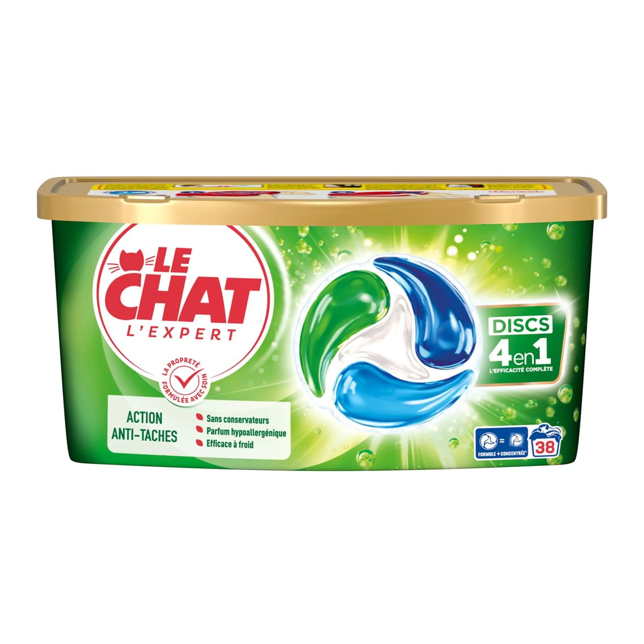 LE CHAT Lessive capsules 4 en 1