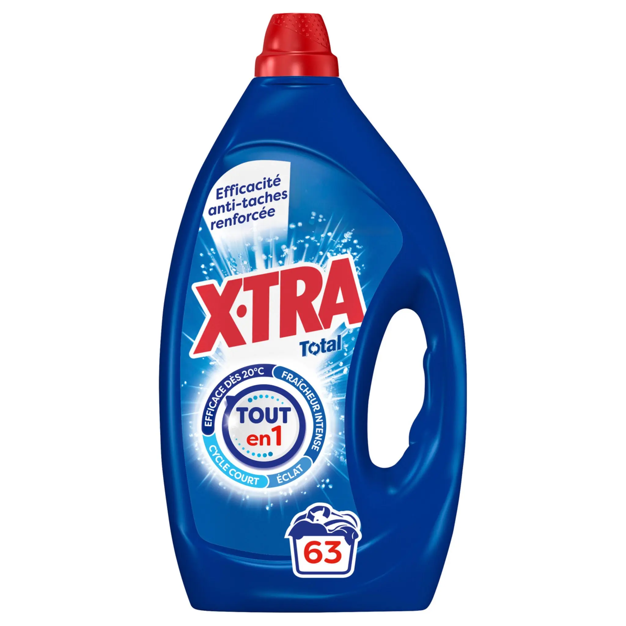 X-TRA Lessive liquide Total 4+1