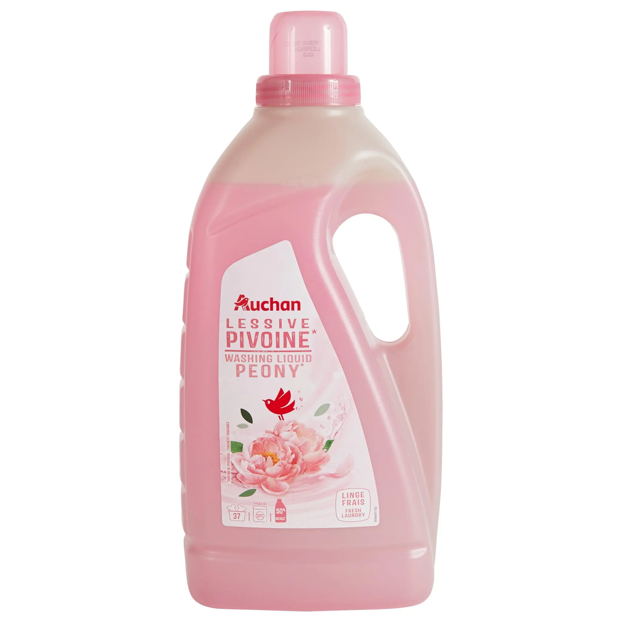 AUCHAN Lessive liquide Florale Pivoine
