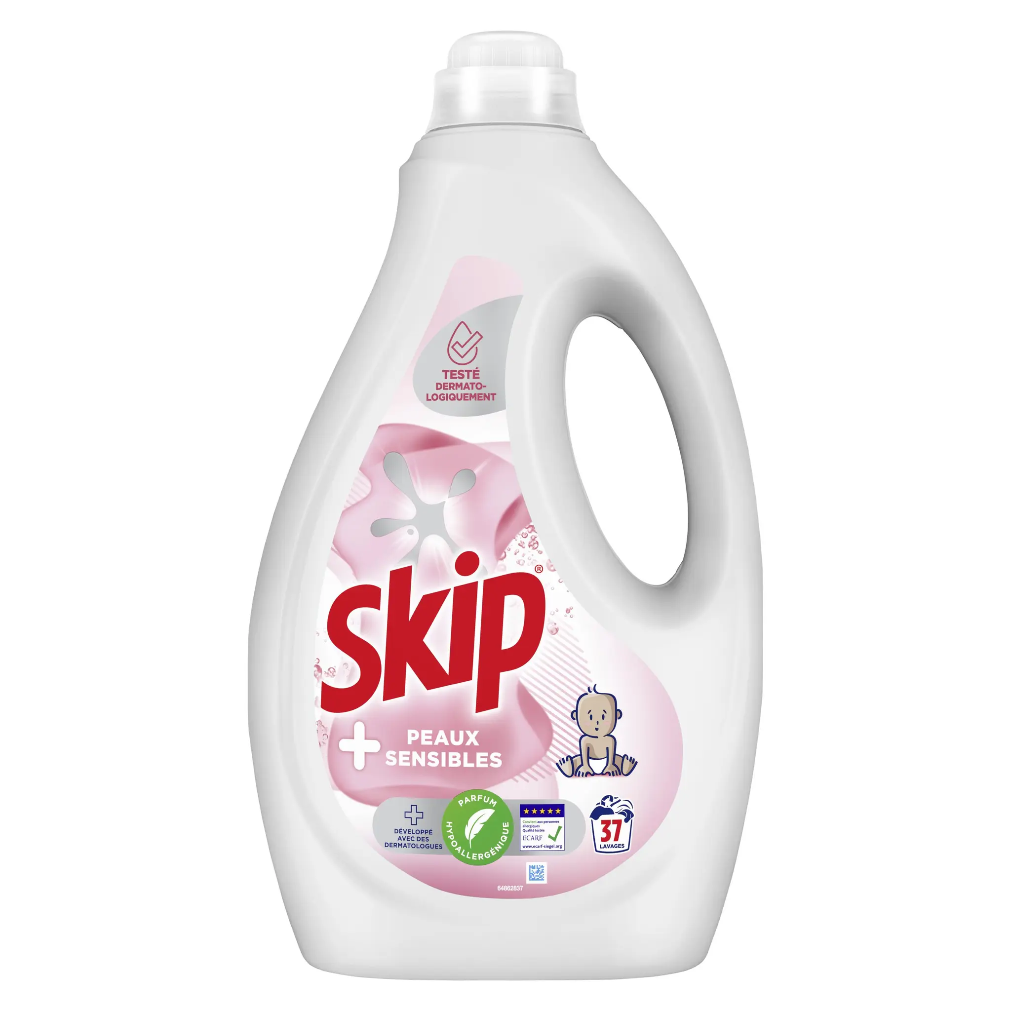 SKIP Lessive liquide peaux sensibles