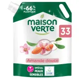 MAISON VERTE Recharge lessive liquide amande peaux sensibles