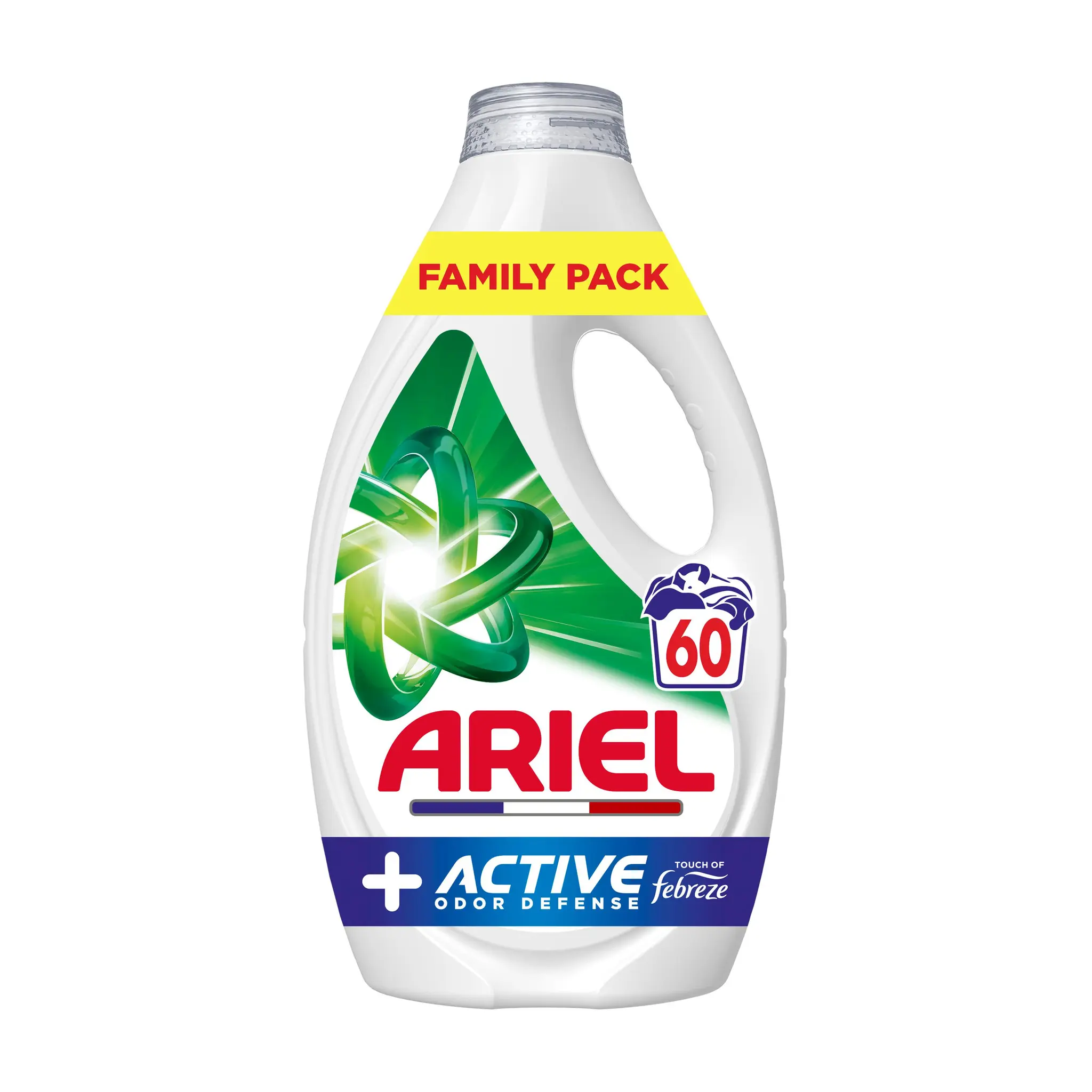 ARIEL Lessive liquide défense active contre les odeurs
