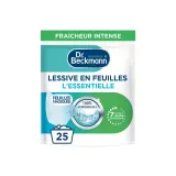 DR BECKMANN FEUILLES MAGIQUES Lessive en feuilles L'essentielle Fraîcheur intense