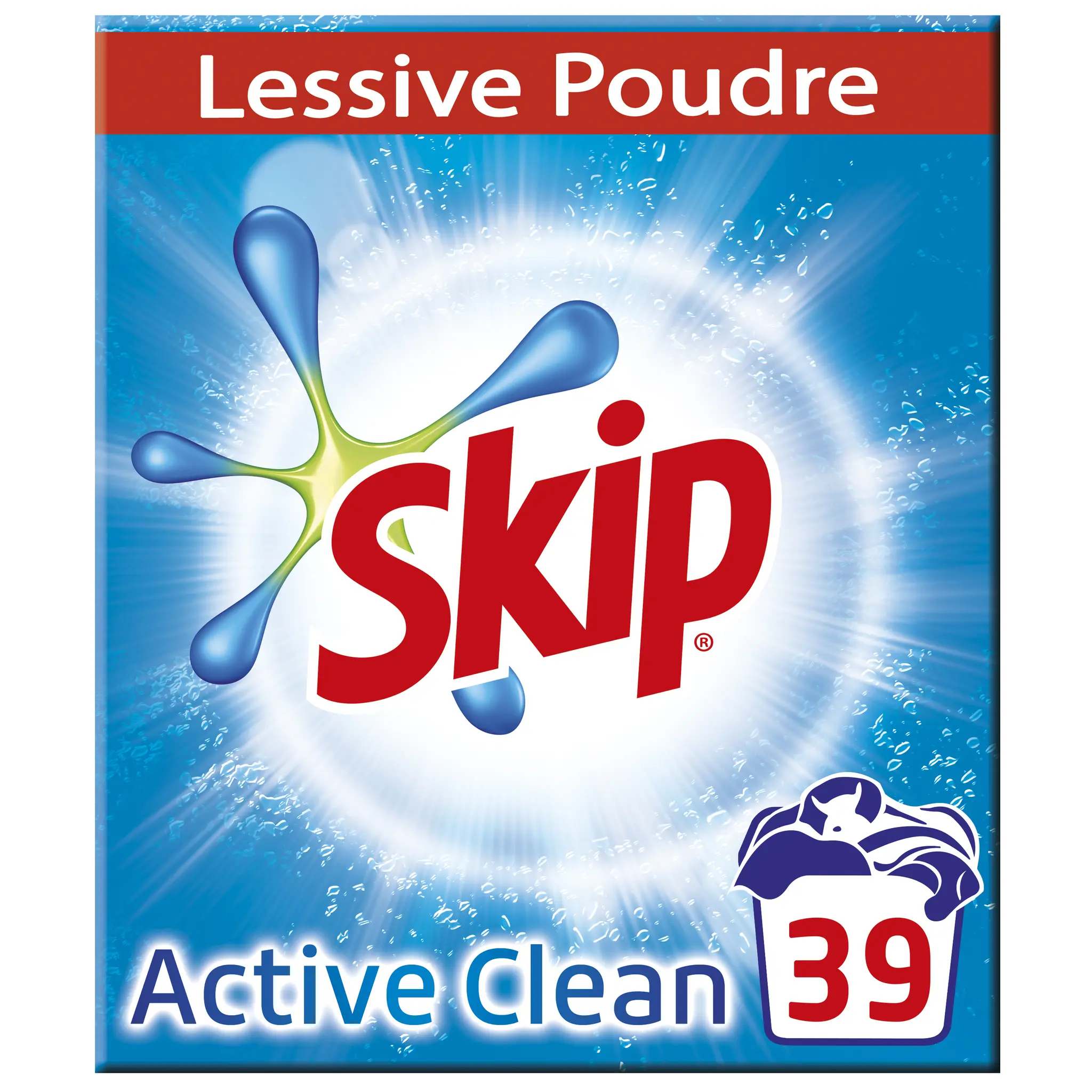SKIP Active Clean lessive poudre