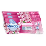 MINIDOU Adoucissant berlingot hypoallergénique 97% d'ingrédients d'origine naturelle fleurs d'amandier peaux sensibles