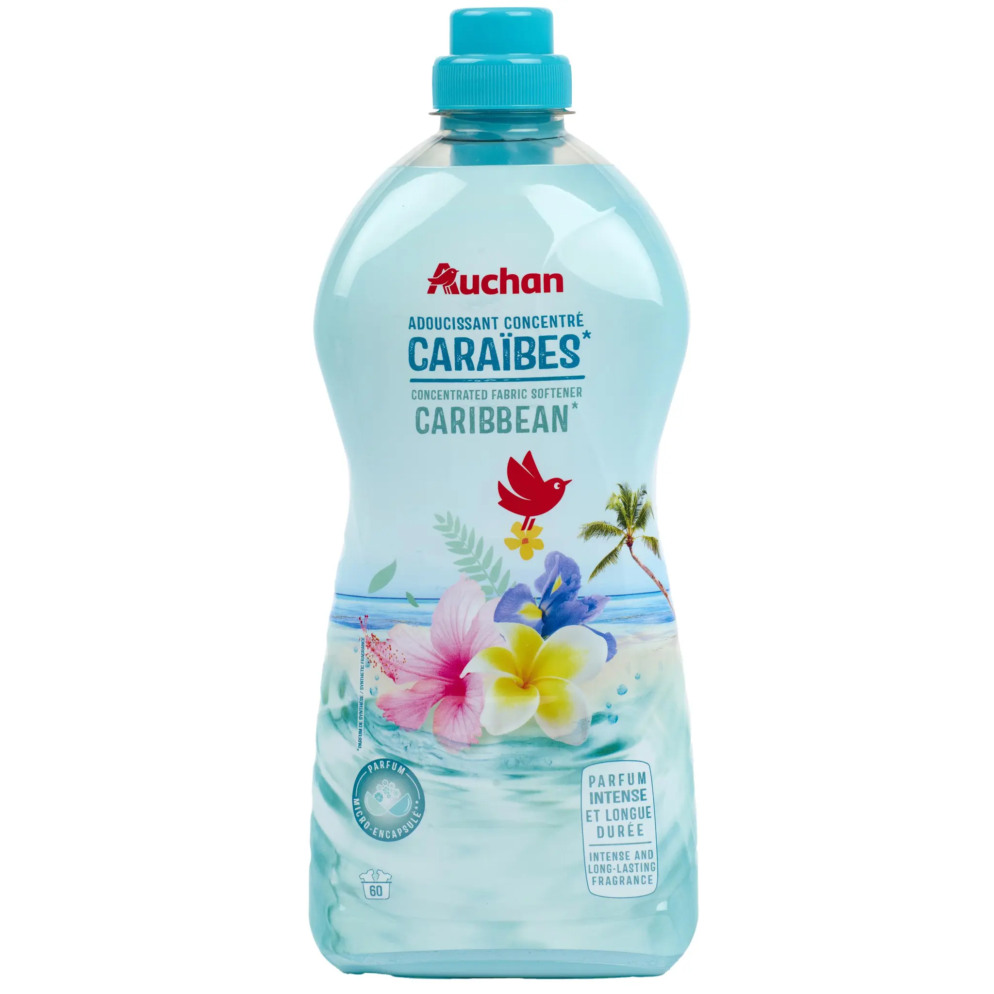 AUCHAN Adoucissant liquide concentré Caraïbes