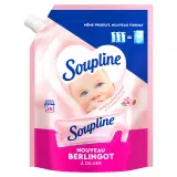 SOUPLINE Adoucissant liquide à diluer hypoallergénique aux note d'amandes douce