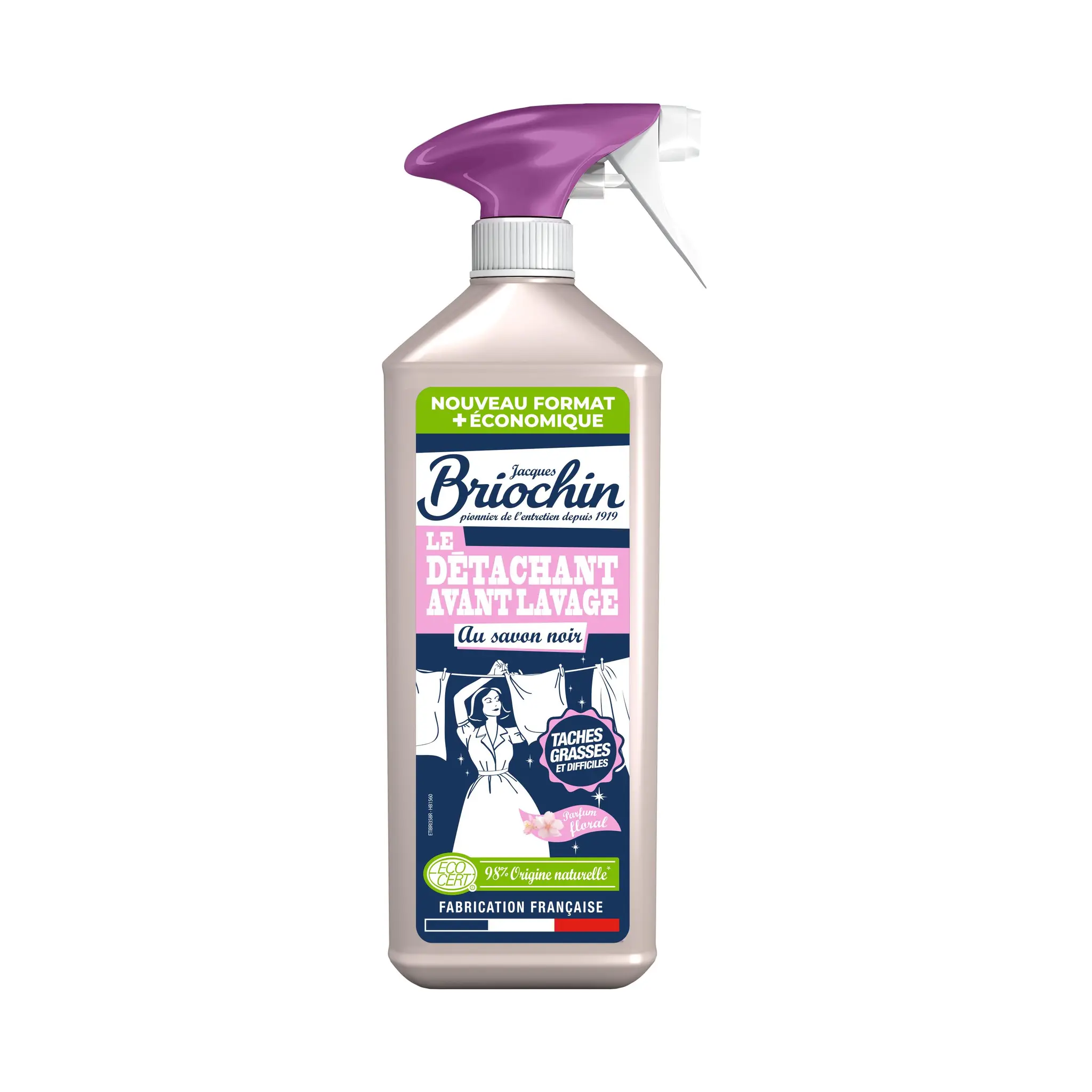 BRIOCHIN Détachant spray savon noir avant lavage Ecocert
