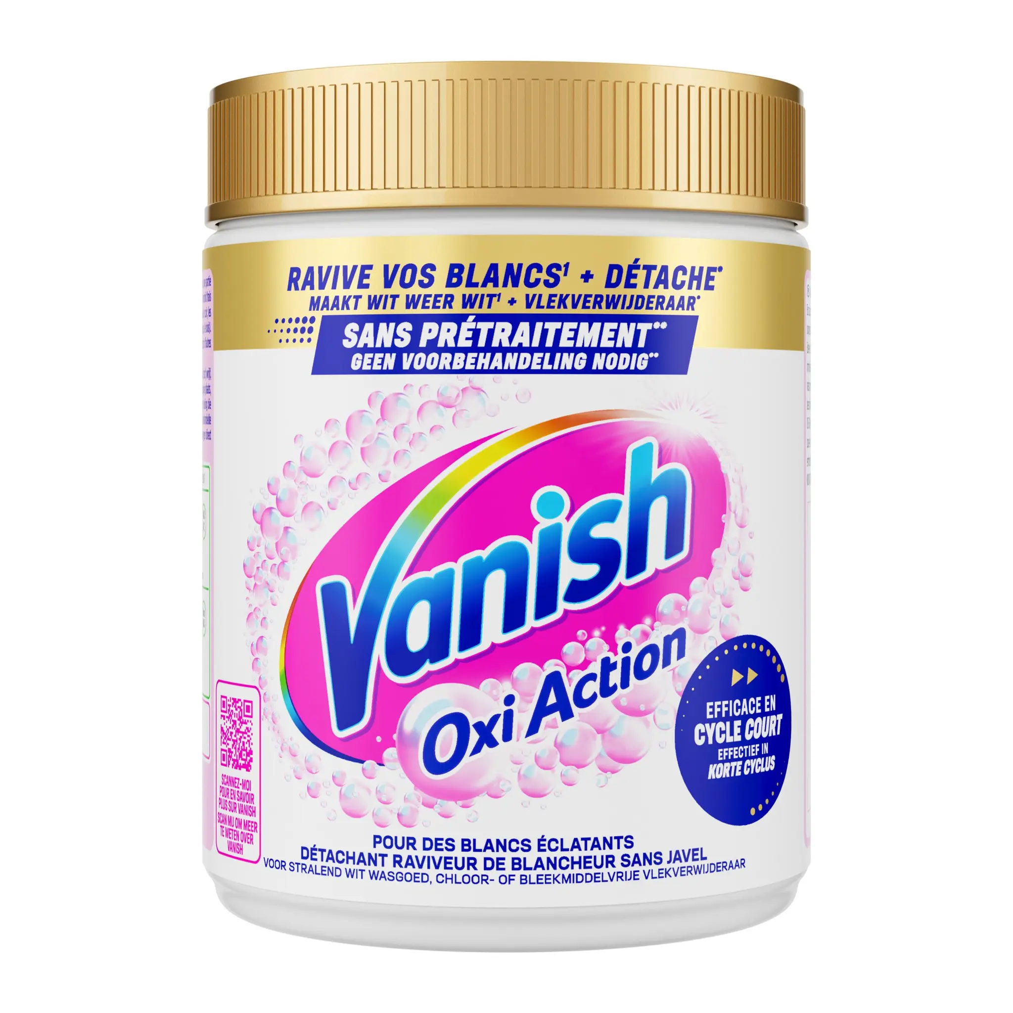 VANISH Détachant poudre pour textiles blancs