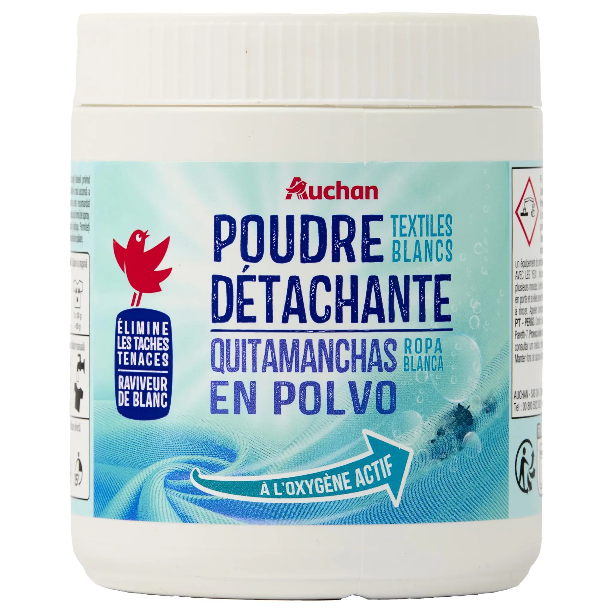 AUCHAN Détachant poudre textiles blancs
