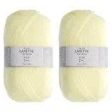 PRIMA Pelote layette jaune 2-2.5 environ 200m