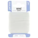 PRIMA Sergé blanc 5m x 15mm