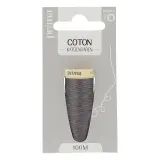 PRIMA Fil coton moyen gris foncé 100m