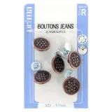 PRIMA Boutons jeans sans couture