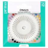 PRIMA Epingles fantaisies couleur 17mm