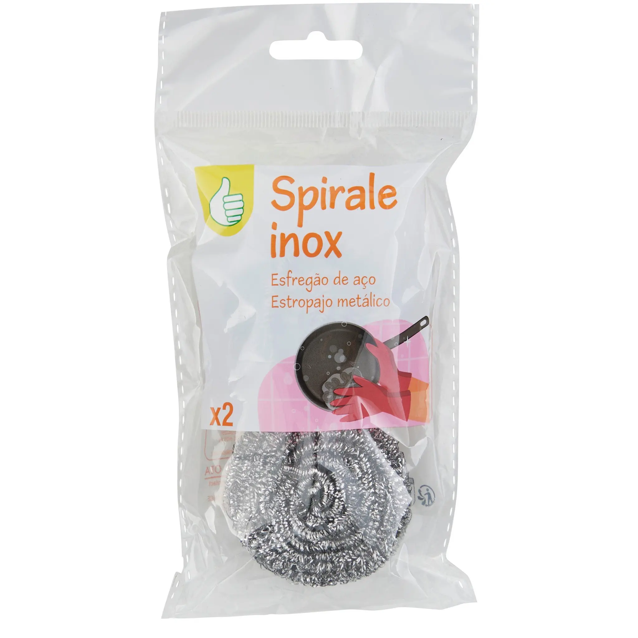 POUCE Spirales inox