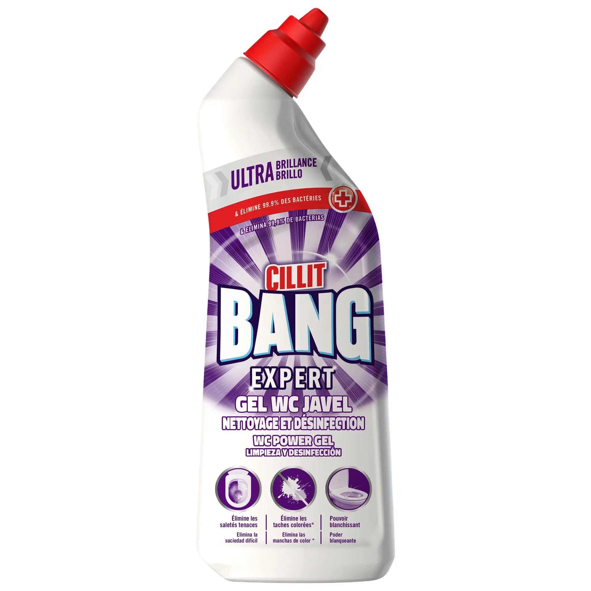 CILLIT BANG Gel WC avec javel ultra désinfectant