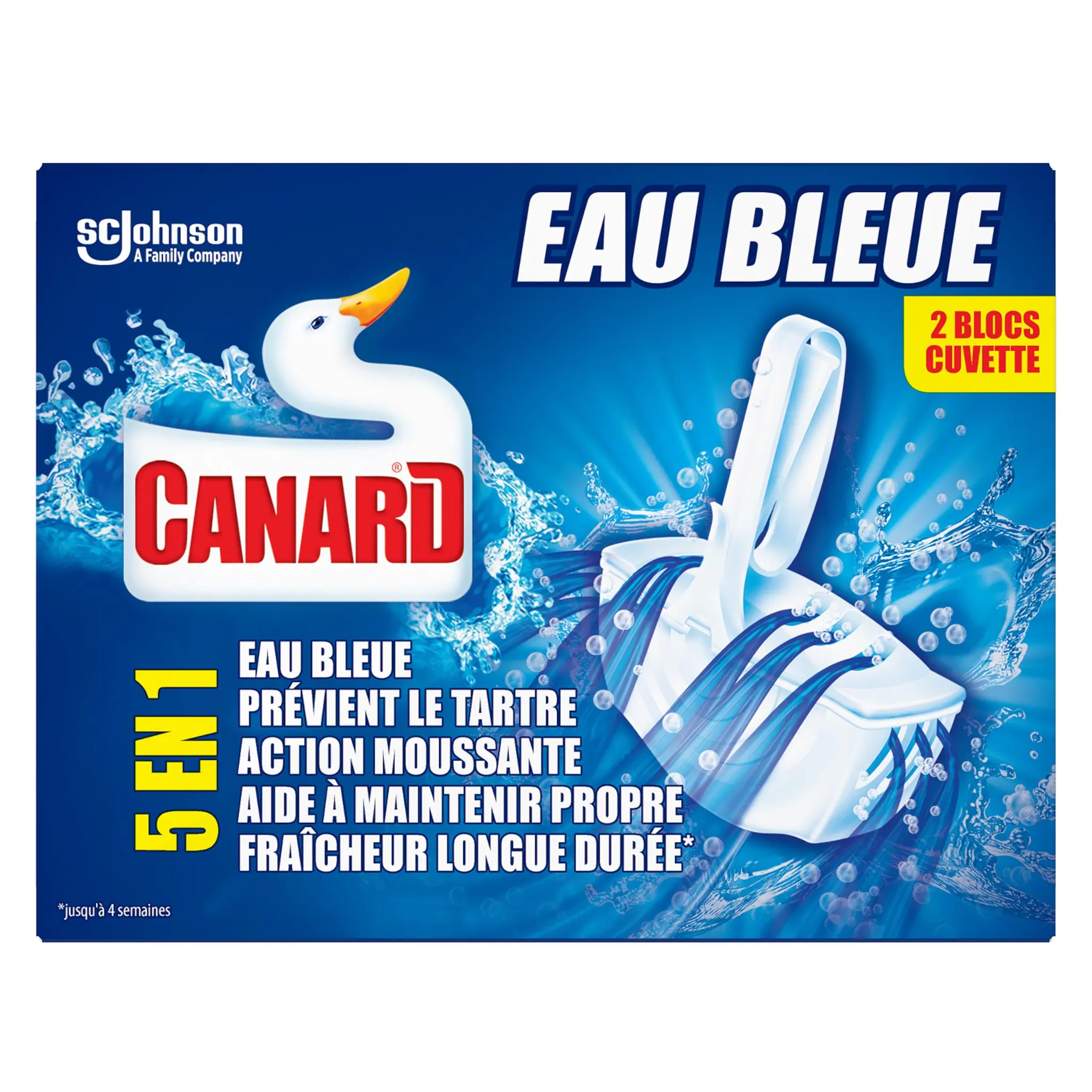 CANARD Bloc WC colorant eau bleue