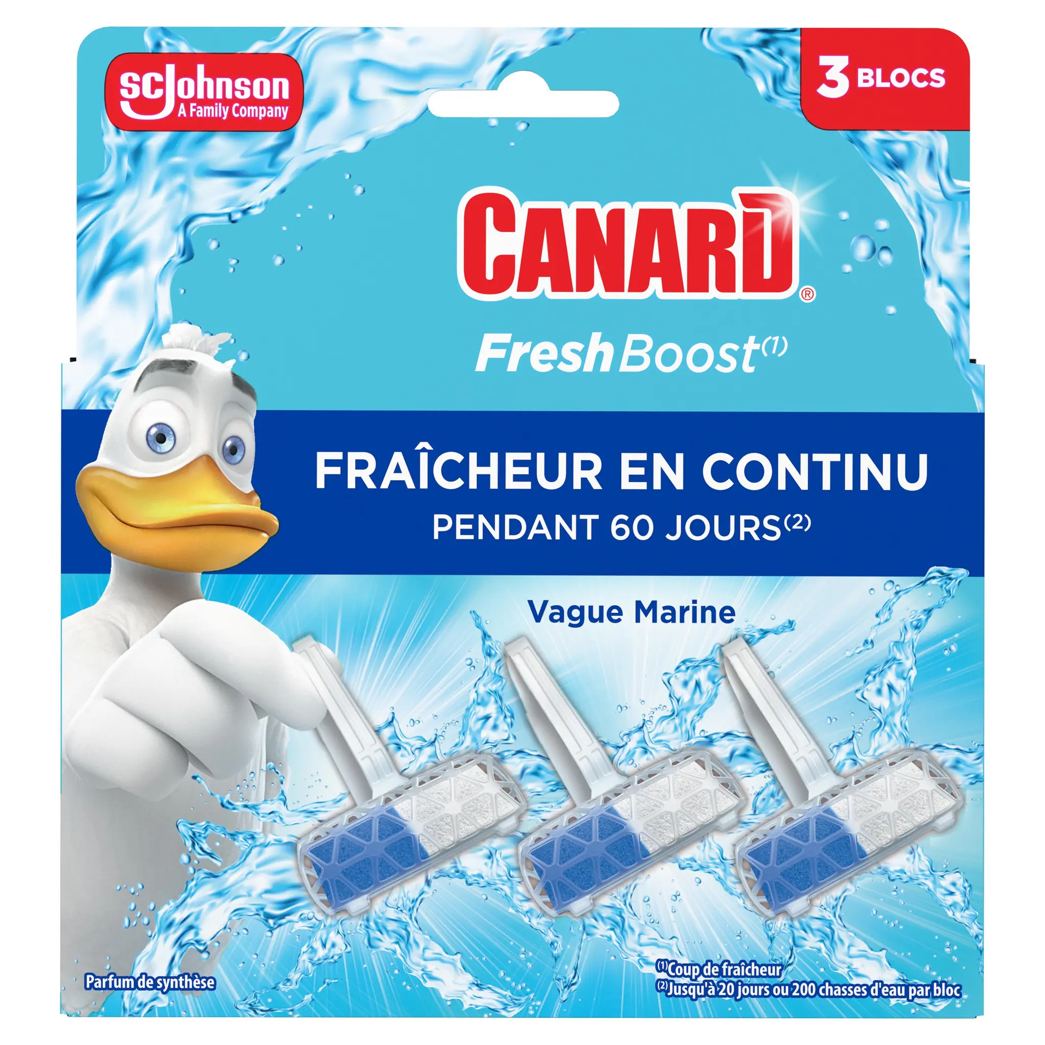 CANARD Bloc wc fresh boost vague marine