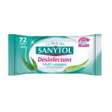 SANYTOL Lingettes désinfectantes multi-usages eucalyptus