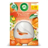 AIR WICK Diffuseur continu électrique désodorisant fleur d'oranger & mandarine