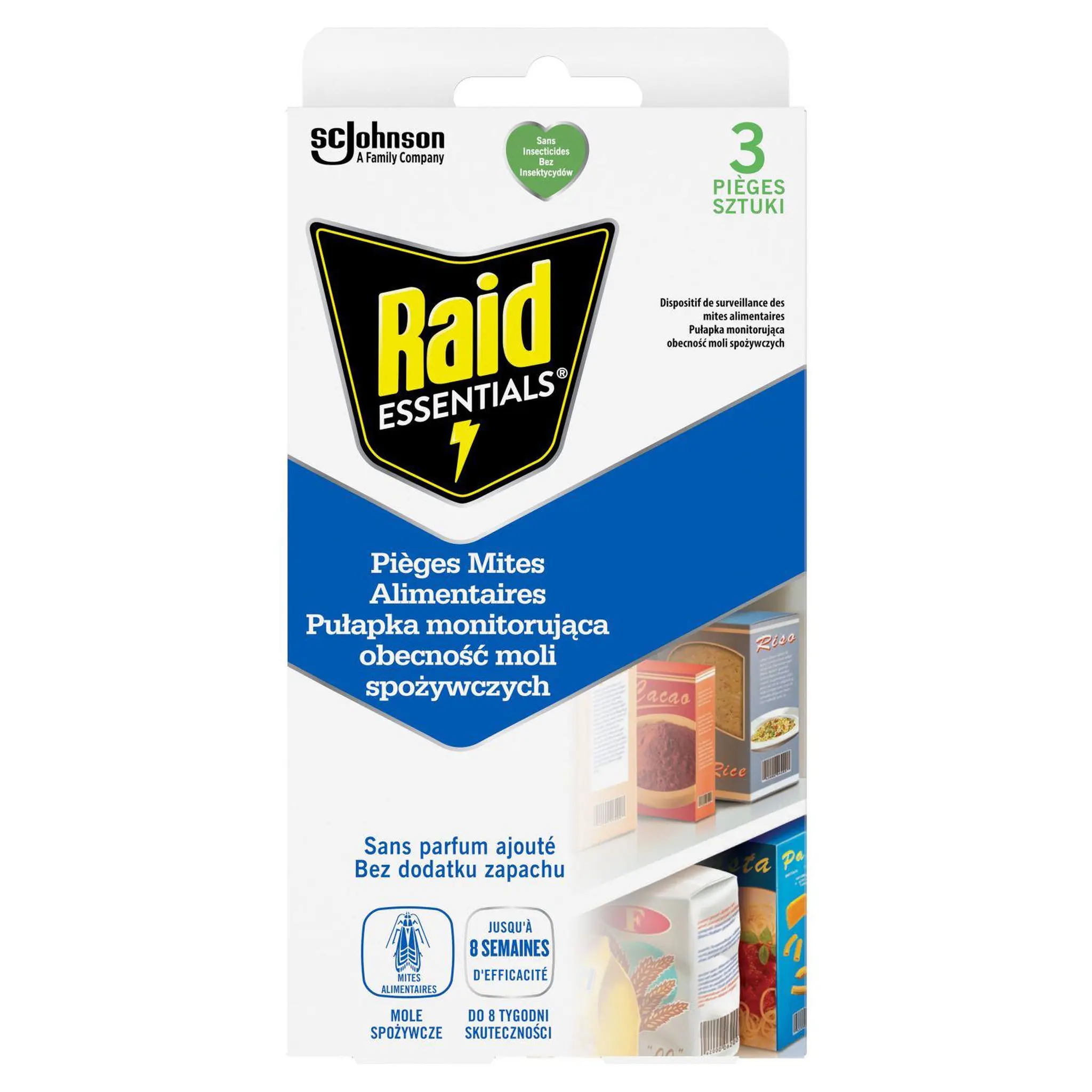 RAID Essentials pièges anti-mites alimentaires sans insecticides