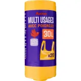 AUCHAN Sacs multi-usages à poignée 30L
