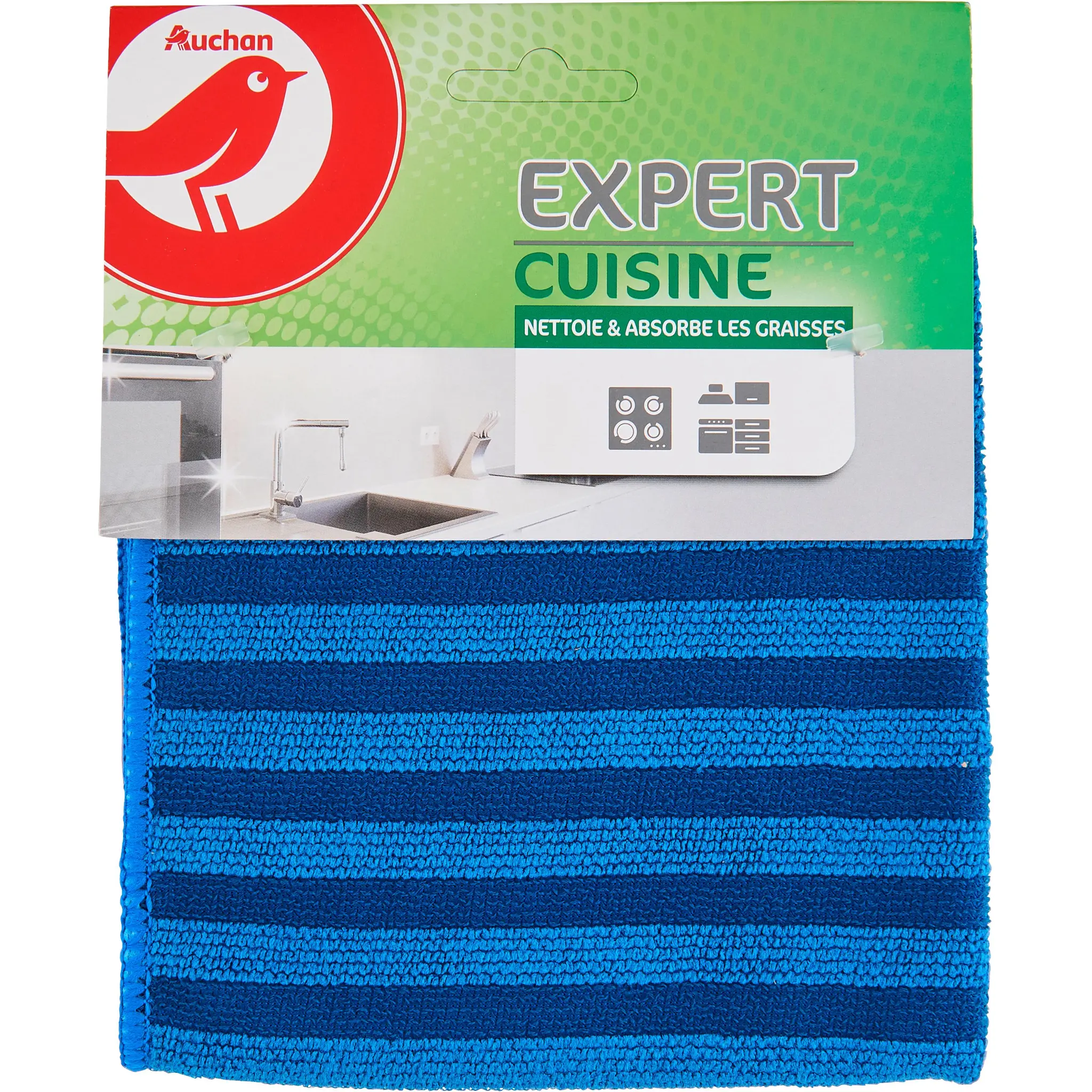 AUCHAN Chiffons microfibre