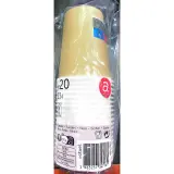 ACTUEL Lot de 20 gobelets kraft en carton 23cl
