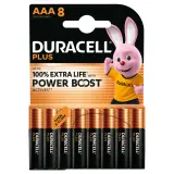 DURACELL Lot de 8 piles plus AAA Power Boost