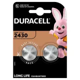 DURACELL Lot de 2 piles boutons au lithium CR2430