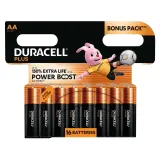 DURACELL Lot de 16 piles plus AA Power boost