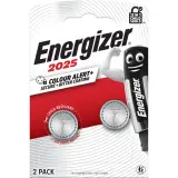 ENERGIZER Lot de 2 piles blister CR2025 lithium