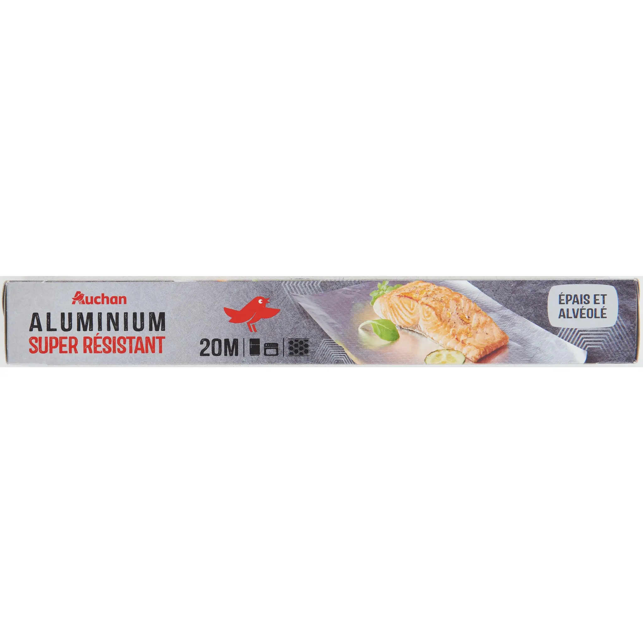 AUCHAN Papier aluminium super résistant 20m