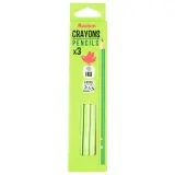 AUCHAN Lot de 3 Crayons Graphites HB - Plastique