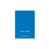 POUCE Bloc de bureau 21x29,7cm 160 pages petits carreaux 5x5
