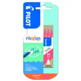 PILOT Etui de 3 recharges Frixion ball couleur corail