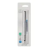 Stylo plume en acier gris Vector Parker