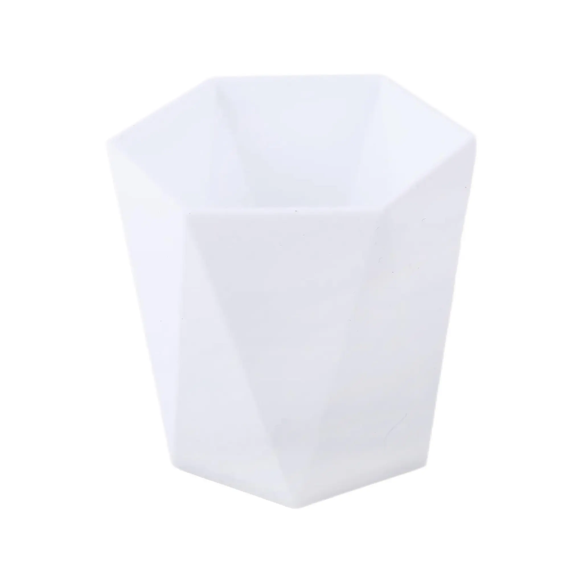 AUCHAN Pot à crayon Plastique - Blanc