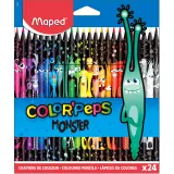 MAPED Crayons de couleurs Color Peps Monstres x24