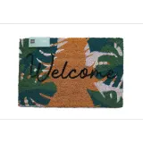 ACTUEL TAPIS COCO IMPRIME FLEURS 40CM X 60CM