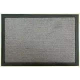 ACTUEL Tapis velours gris et noir 40cm x 60cm