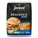JACQUET Brasserie burger nature sans sucres ajoutés