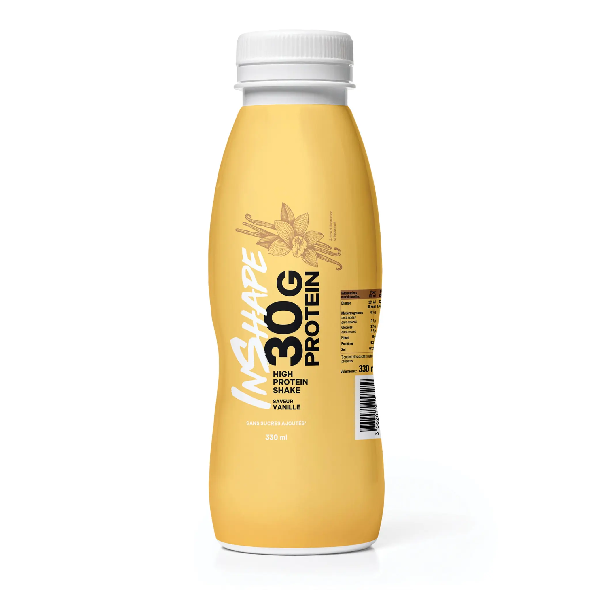 INSHAPE NUTRITION High Protein Shake Boisson protéinée saveur vanille sans sucres ajoutés