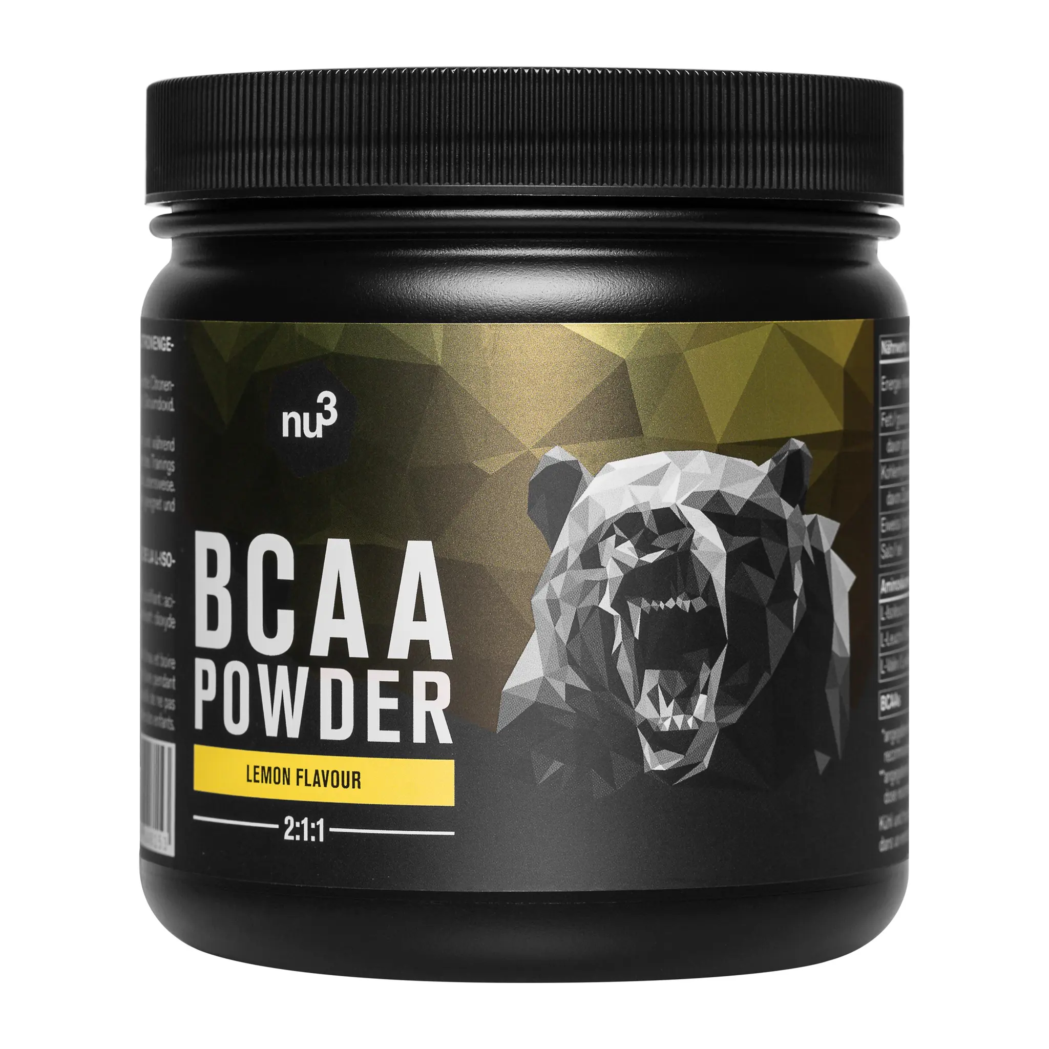 NU3 BCAA en poudre saveur citron