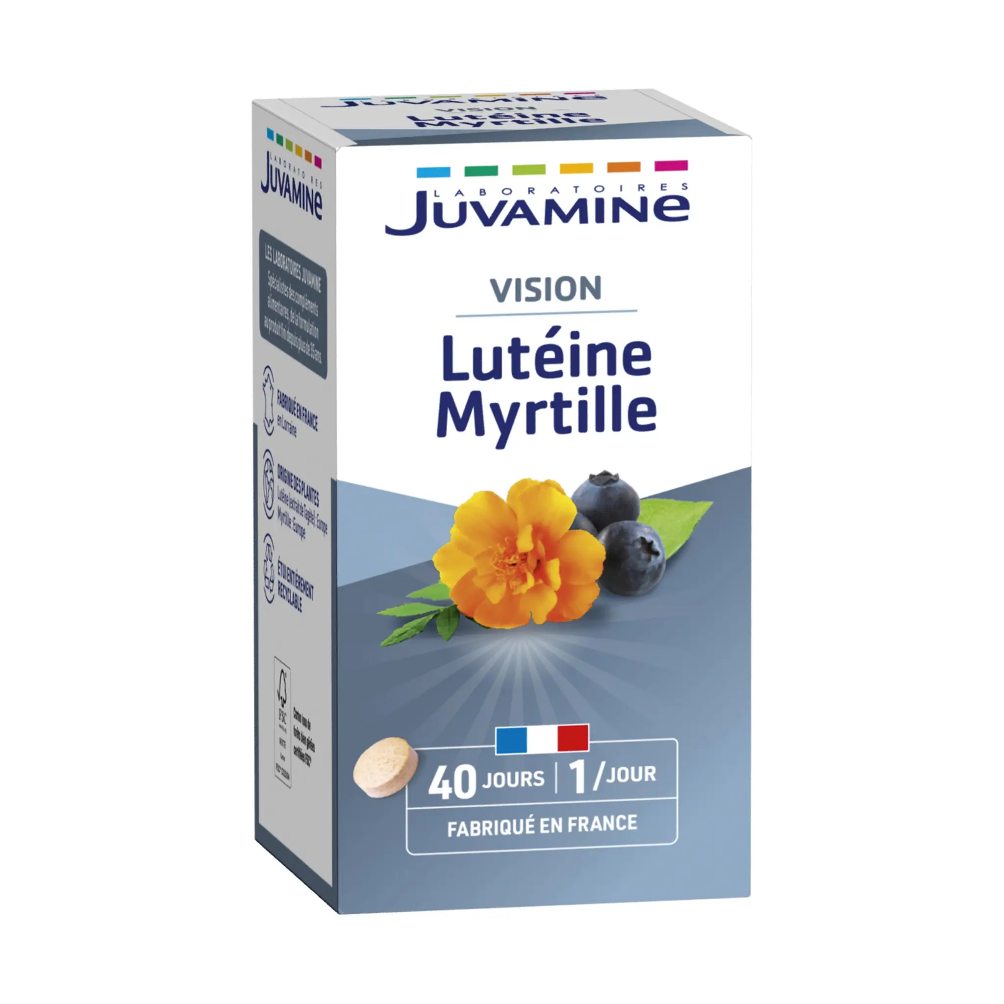 JUVAMINE Gélules vision lutéine et myrtille
