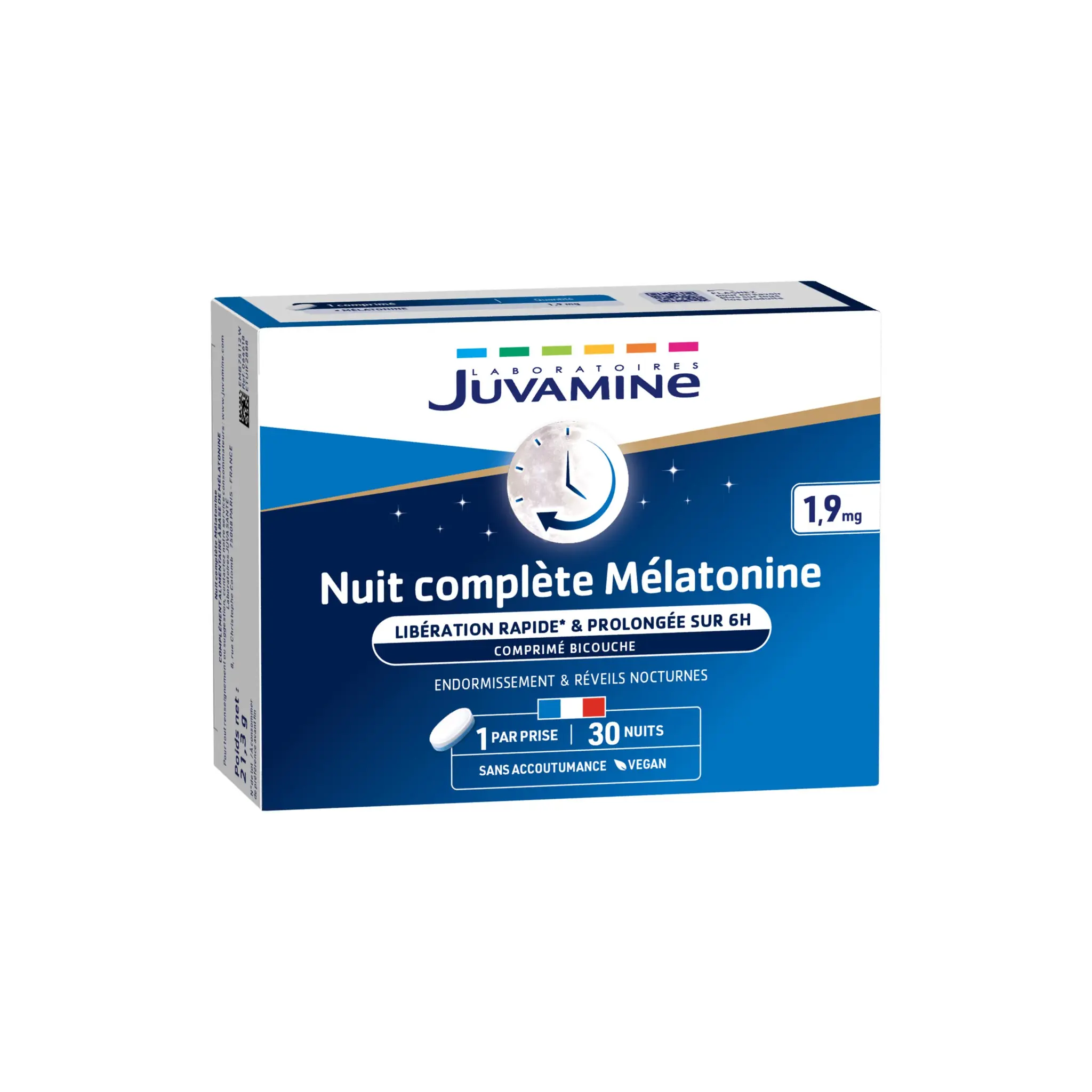 JUVAMINE Complément alimentaire nuit complète mélatonine