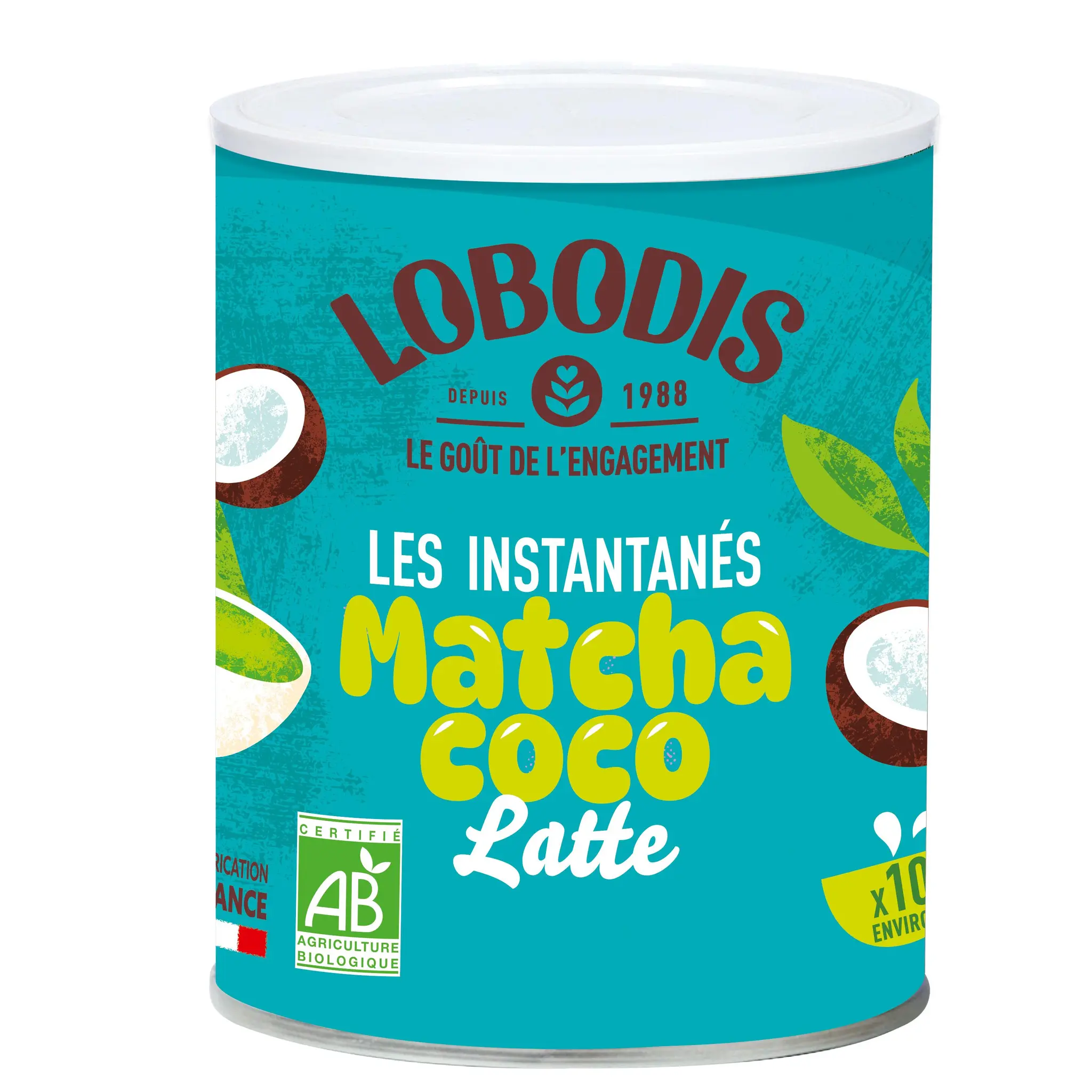 LOBODIS Les Instantanés Boisson matcha coco latte bio