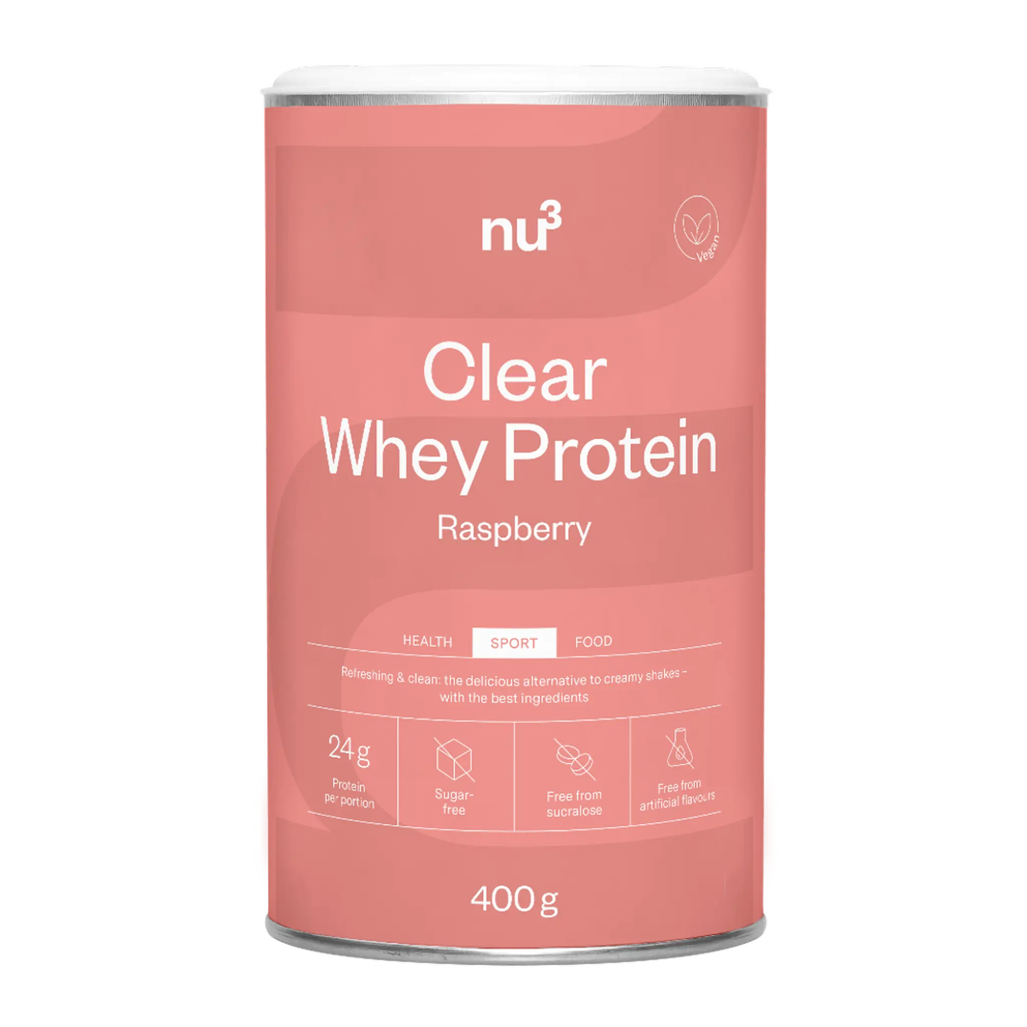 NU3 Clear whey protein saveur framboise