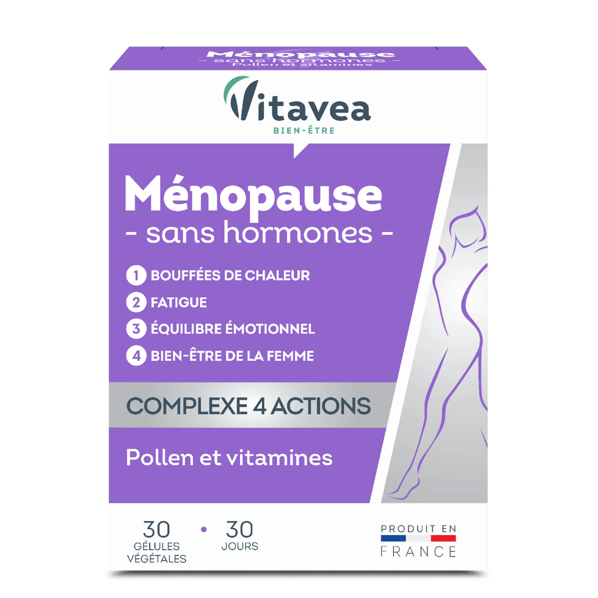 VITAVEA Gélules végétales ménopause sans hormones